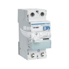 Пристрій захисного відключення Hager QC 2P 40A 6кА 30mA Тип A (ПЗВ) (CDS240D)