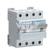 Диференціальний автомат Hager 4P C16A 6kA 30mA тип A (ADM466C)