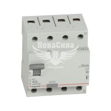 Вимикач диференціального струму LEGRAND RX3 3P+N 40А 30mA AC (ПЗВ) (402063)
