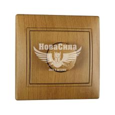 Вимикач реостатного типу Lezard Mira (діммер) 800W, дуб класичний матовий (701-5151-115)