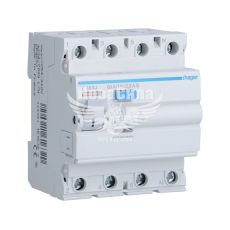 Пристрій захисного відключення Hager 4P 63A 6кА 300mA Тип A,S (ПЗВ) (CP463J)