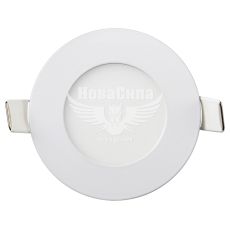 Світильник LED вбудований круглий LEZARD 3Вт (85/72 mm) 4200K 240Lm (442RRP-03)