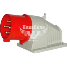 Силова вилка стаціонарна E.NEXT 3P+N, 400В, 32А, IP44 (3643-220)