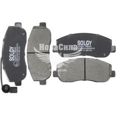 Комплект гальмівних колодок, дисковий гальмо (SOLGY) 209038 NISSAN OPEL RENAULT (209038)