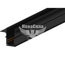 Трековый шинопровод Feron CABM1001 3м встроенный черный (7734)