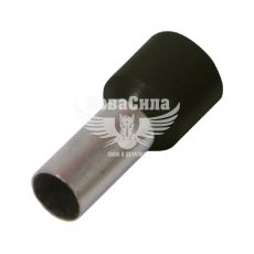 Наконечник втулковий ізольований E.NEXT e.terminal.stand.e2508.black 2,5 кв.мм, чорний, 100шт (s3036031)