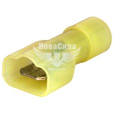 Наконечник-соединитель изолированный серии FN E.NEXT e.terminal.stand.mdfn5.5.250.yellow (fn.m.4.6) 4-6 кв.мм "папа" (s4039005)