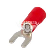 Наконечник вилочный изолированный E.NEXT e.terminal.stand.sv.1,25.5.red 0.5-1.5 кв.мм, красный (s2036008)