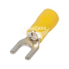Наконечник вилочный изолированный E.NEXT e.terminal.stand.sv.5,5.8.yellow 4-6 кв.мм, желтый, 100шт (s2036051)