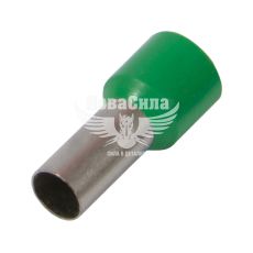Наконечник втулковий ізольований E.NEXT e.terminal.stand.e16-12.green 16,0 кв.мм, зелений, 100шт (s3036054)