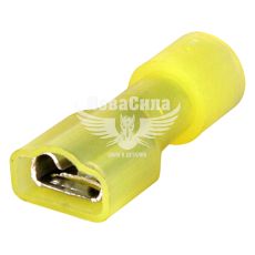 Наконечник-соединитель изолированный серии FN E.NEXT e.terminal.stand.fdfn5.5.250.yellow (fn.f.4.6) 4-6 кв.мм "мама" (s4039002)