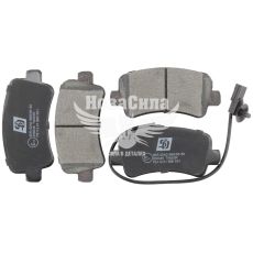 Комплект гальмівних колодок, дискове гальмо (SOLGY) 209049 NISSAN OPEL RENAULT