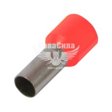 Наконечник втулочный изолированный E.NEXT e.terminal.stand.e1008.red 1,0 кв.мм, красный, 100шт (s3036015)