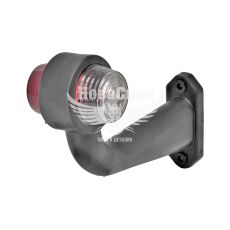 Фонарь габаритный рожок (HICO) LED 12-24V изогнутый длинный (OBR001)