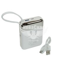 Портативний зарядний пристрій 10000mah (Brevia) 22,5W Li-Pol, LCD, Type-C + Lightning Cable (45122)