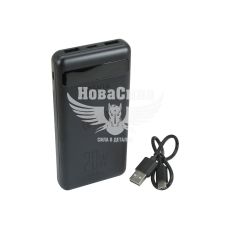 Портативное зарядное устройство 10000mah (Brevia) 20W Li-Pol, LCD, Wireless Qi 10W (45118)