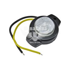Фонарь габаритный универсальный (HICO) LED 12-24V белый (OBR103)