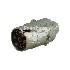 З'єднувач причепа 12V штекер метал. (Авто-Союз) (папа)