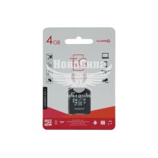 Флешка (microSD) 4GB Class 10 (T&G) з адаптером (T&G-4GBSDCL10-01)