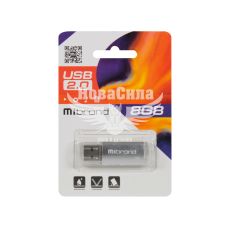 Флешка (USB) 8GB (Mibrand) Cougar Silver (MI2.0/CU8P1S)
