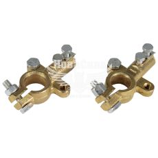 Клеммы для аккумулятора (Molder Tools) легковые, латунь 190гр. (усиленные ЕВРО) (MA21180)