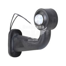Ліхтар габаритний ріжок (Was) LED 12-24V зігнутий короткий правий (138P W21.5)