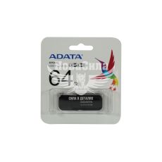 Флешка (USB) 64GB (A-Data) AUV 240 Black (AUV240-64G-RBK)