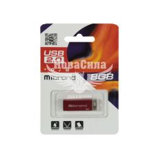 Флешка (USB) 8GB (Mibrand) Chameleon Red (MI2.0/CH8U6R)