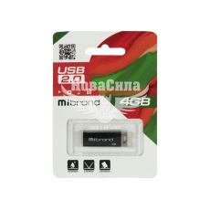 Флешка (USB) 4GB (Mibrand) Chameleon Black (MI2.0/CH4U6B)
