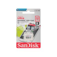Флешка (microSD) 32GB Class 10 (SanDisk) без адаптера (SDSQUNR-032G-GN3MN)