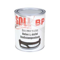 Краска (SOLL) SBP Черная для пластика структурная 1л. (SBP 1B)
