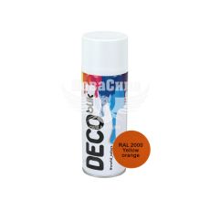 Краска аэрозольная (Deco Blik) Желто-оранжевый 400мл. (RAL 2000)