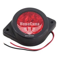 Ліхтар габаритний універсальний (Tempest) LED 24V червоний (таблетка) (TP02-57-072)