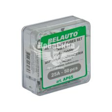 Запобіжники плоскі стандарт (Belauto) уп. 50шт. (25А) (AP65)