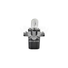 Лампочка без цоколя семечка W1.2W біла 12V-1,2Вт B8.3d (Brevia) (з патроном) (упак.-10шт.) (12322C)