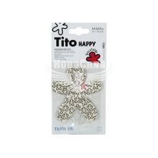 Ароматизатор (Mr&Mrs) Tito Happy White Fresh Air (суха картка) (JTITOPAP02V01)