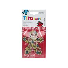 Ароматизатор (Mr&Mrs) Tito Happy Multicolor White Soft/Fruity (суха картка) (JTITOPAP03V01)