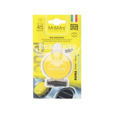 Ароматизатор (Mr&Mrs) One Yellow Roma Blister (полімерний на дефлектор) (JDOTBS003LV01)