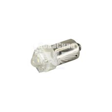 Лампочка з цоколем LED T4W LEDS біла 1-діод 24V-0,7Вт BA9s (Futura) (упак.-10шт.) (20621)