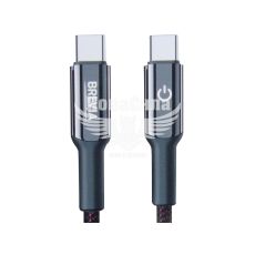 Кабель для зарядки моб. телеф. Type-C to Type-C (Brevia) 1.2м. черный, 60W, Box (54120) (54120BCCC1)