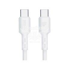 Кабель для зарядки моб. телеф. Type-C to Type-C (Brevia) 1м. белый, 60W, Box (51100) (51100WCCC1)