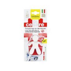 Ароматизатор (Mr&Mrs) Cesare New Blister White Pure Air (полімерний на дефлектор) (JDRCESBS01LV01)
