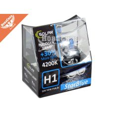 Лампочка галогенна H1 P14.5s 12V-55Вт (Solar) 4200K (Star Blue) (кт.2шт) (1241S2)