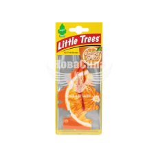 Ароматизатор (Wunder-Baum) Little Trees Апельсиновий сік 5г. (суха ялинка) (79173)