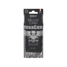 Ароматизатор (Nowax) Deluxe Card Silver (суха картка) (NX07732)