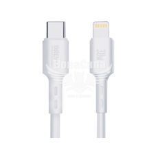 Кабель для зарядки моб. телеф. Type-C to Lightning (Brevia) 1м. белый, 30W, Box (51100) (51100WCLC1)
