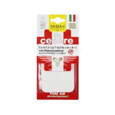Ароматизатор (Mr&Mrs) Cesare Scented Card White Pure Air (полимерный подвесной) (JDRCESTES01LV01)