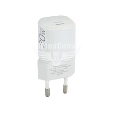 Зарядне для портативних пристроїв 220V (Brevia) 1USB-C, 20W (ePowerGaN) (44020GCW)