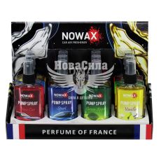 Ароматизатор (Nowax) Pump Spray 1упаковка 12шт. MIX 1 (Спрей) 75мл. (NX07530)
