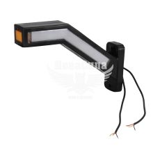 Ліхтар габаритний ріжок (Tempest) LED 24V (білий/жовтий/червоний лівий ріжок) (TP 97-27-100)